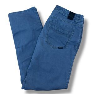 Prana Jeans Mens 34x32 Blue Denim Bridger Slim Fit